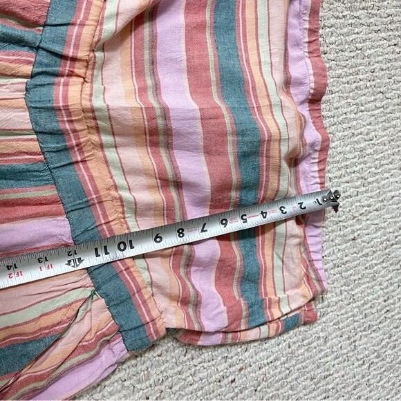 NWT American Eagle Striped Tie Back Tube Linen Jumpsuit - Picture 14 of 16